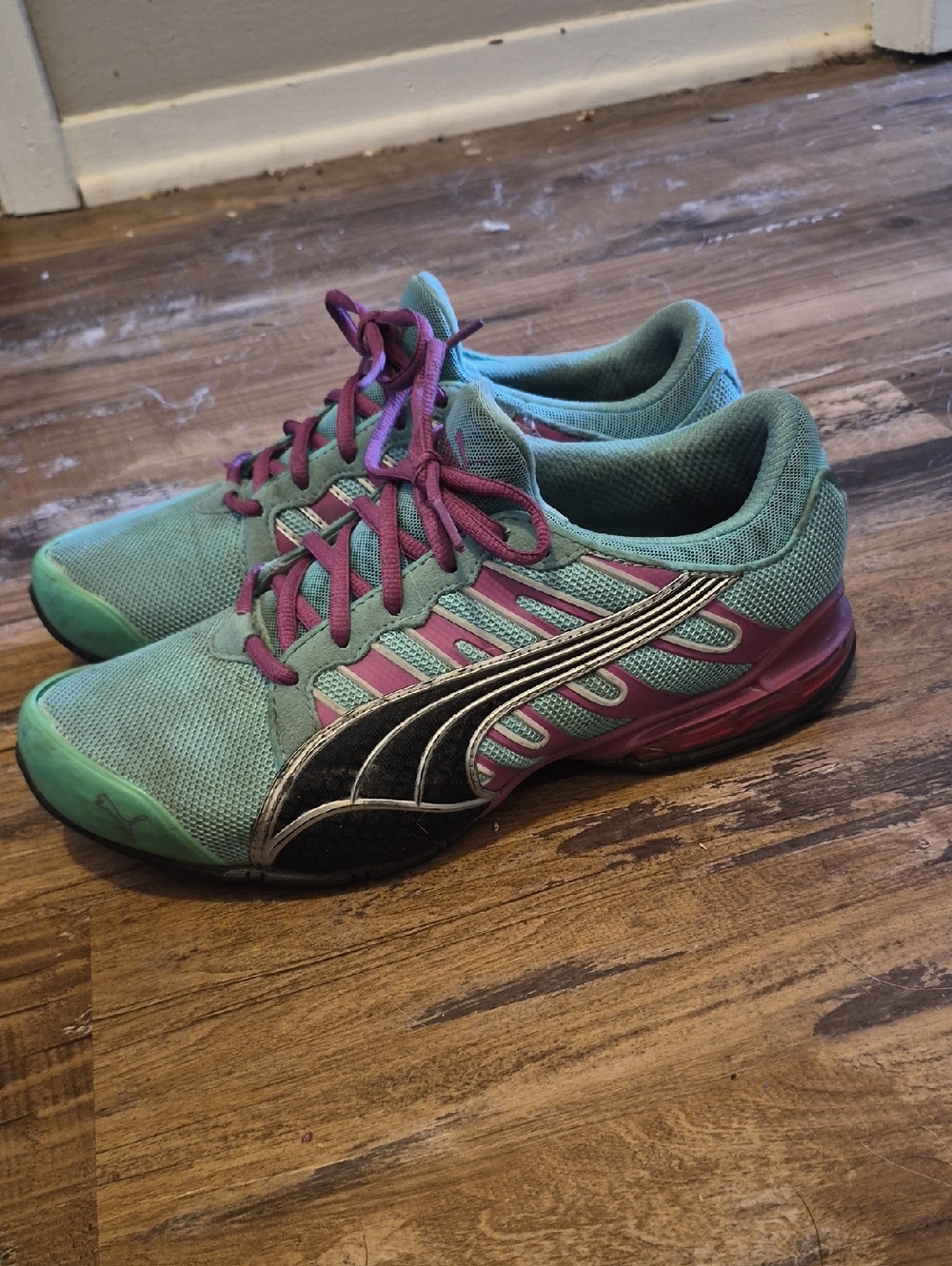 GUC Puma Voltaic Evo Fade Running Sneakers. Womens 8.5. RARE COLOR! - Picture 6 of 10